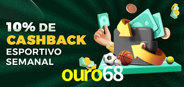 10% de bônus de cashback na ouro68
